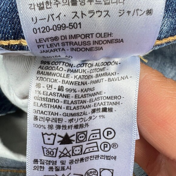 Levi's Premium 502 Taper Fit Men's Straight Leg Jeans 30 x 32 - Picture 8 of 13